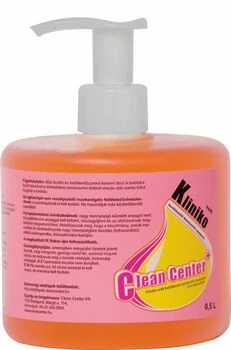 Kliniko-Soft folyékony fertőtlenítő kéztisztító szappan 0,5 liter