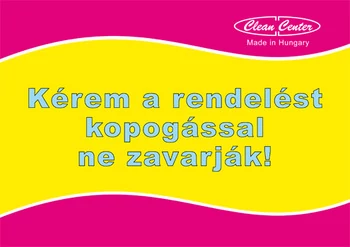 Tájékoztató- és helyiségtáblák orvosi rendelőbe (A4 méret)