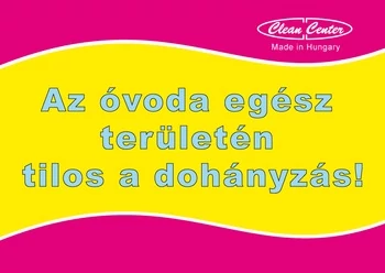 Tájékoztató- és helyiségtáblák óvodába (A4 méret)