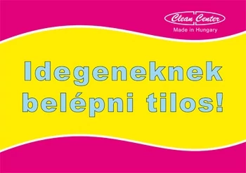 Tájékoztató- és helyiségtáblák óvodába (A5 méret)