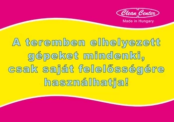 Tájékoztató- és helyiségtáblák fitneszterembe (A5 méret)