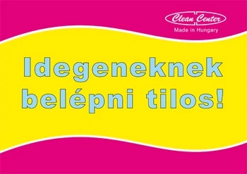 Tájékoztató- és helyiségtáblák cukrászüzembe (A5 méret)