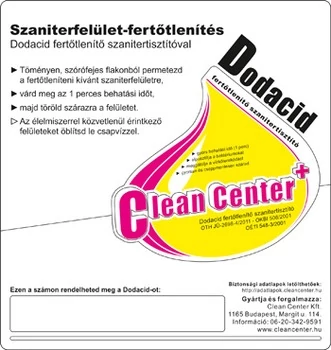 Dodacid kísérőmatrica