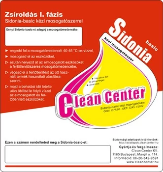 Sidonia-basic I. fázis kísérőmatrica