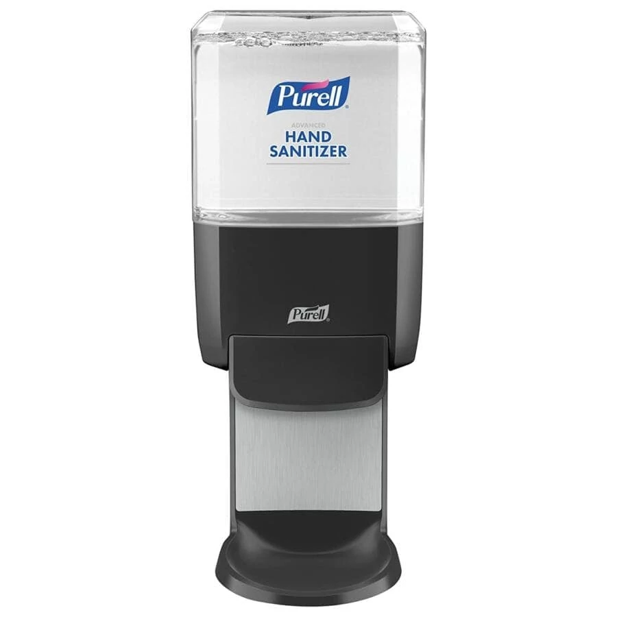 PURELL ES4 nyomógombos kézfertőtlenítő adagoló patron nélkül, ES4 kézfertőtlenítő rendszer, 1200ml, fekete