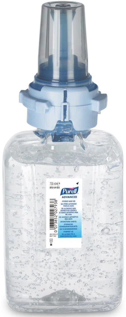PURELL Advanced kézfertőtlenítő gél, ADX utántöltő patron, 700 ml