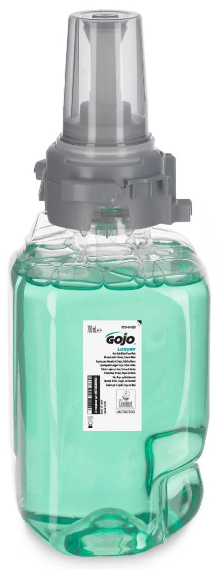 GOJO Luxus tusfürdő, sampon és habszappan utántöltő patron, ADX-7 rendszer, 700ml