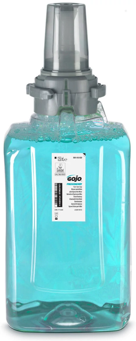 GOJO Freshberry gránátalma - áfonya illatú habszappan utántöltő patron, ADX-12 rendszer, 1250ml