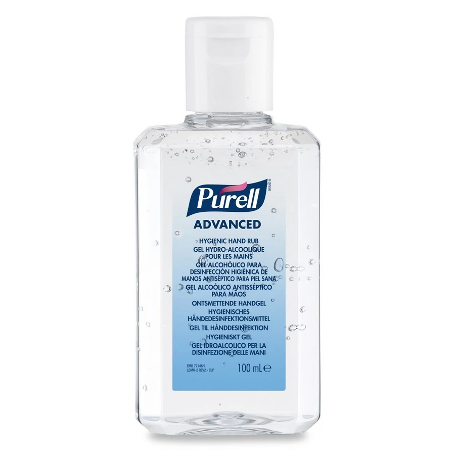 PURELL Advanced alkoholos kézfertőtlenítő gél, 100 ml kupakos flakon