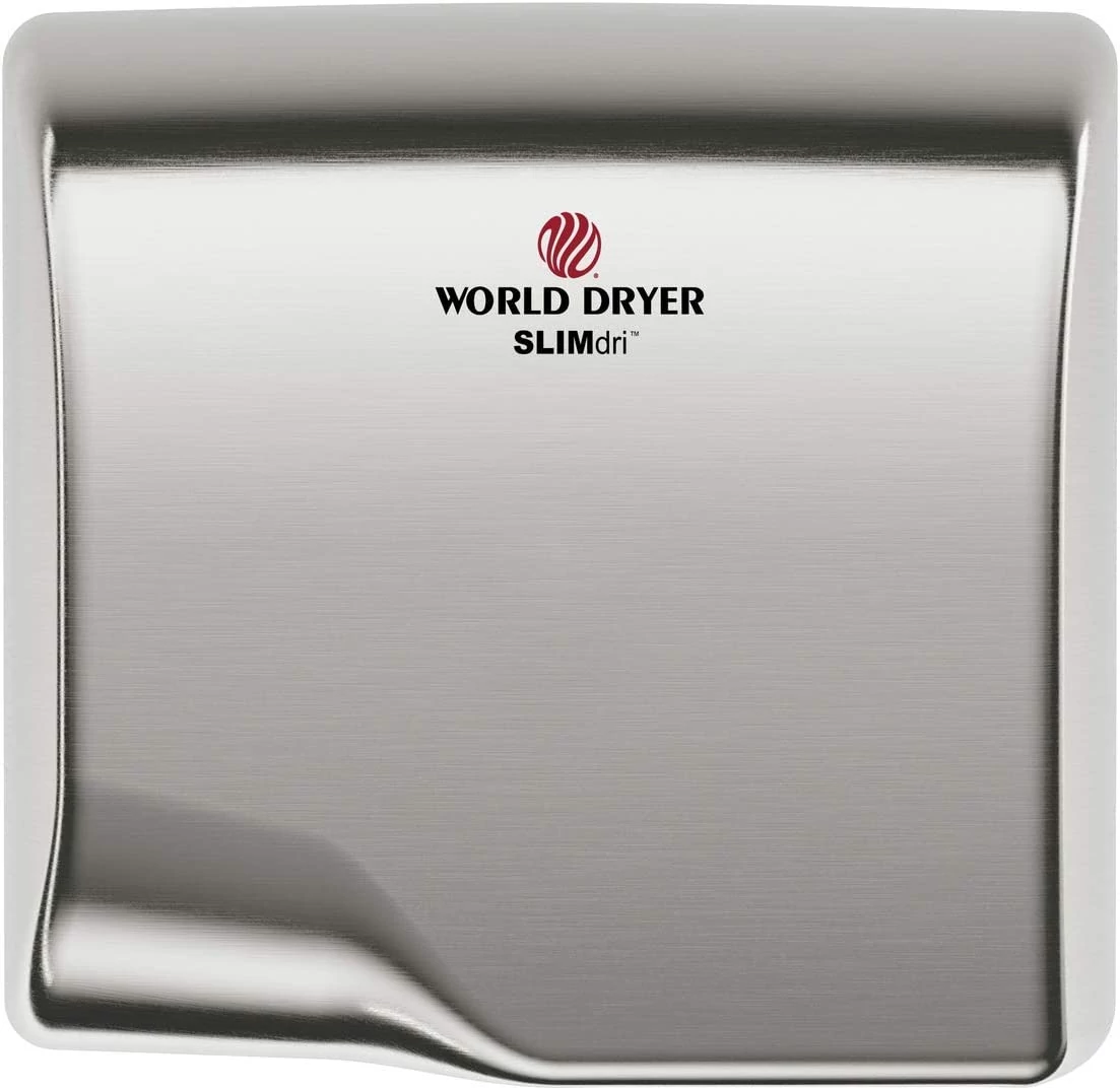 L-972 WORLD DRYER SLIMdri automata kézszárító, r.m. acél, fényes, 950 W, 10-12 mp, 83 dB