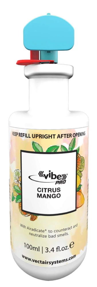 VIBE PRO Citrus Mango - citrus-mangó illatú utántöltő patron Airadicate szagsemlegesítő adalékkal